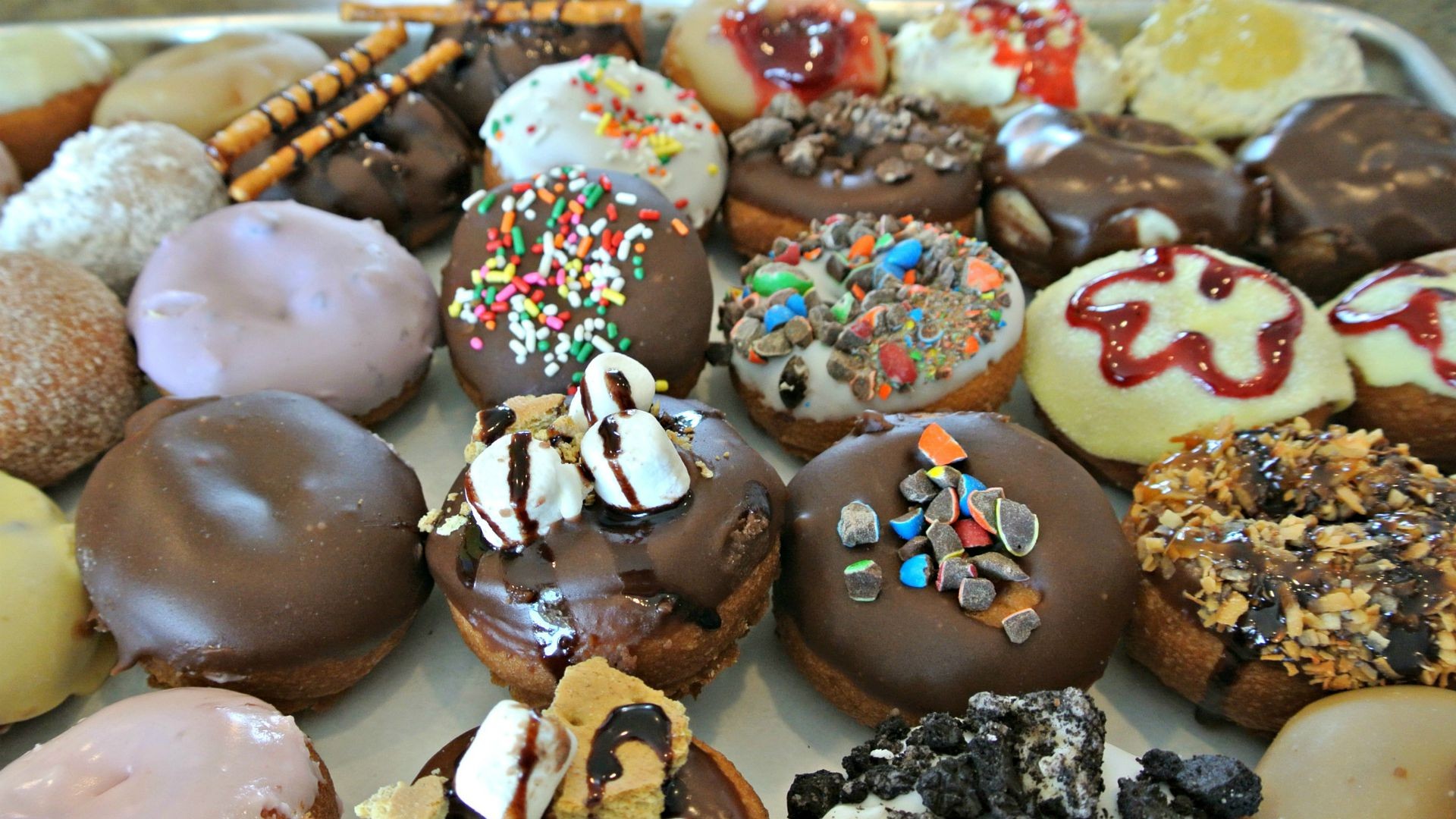 Dessert donuts from Peace Love & Little Donuts