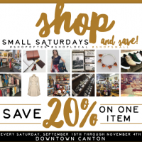 Shop Small Saturdays and SAVE in Downtown Canton